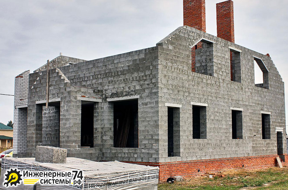 Строительство дома из Керамзитоблока