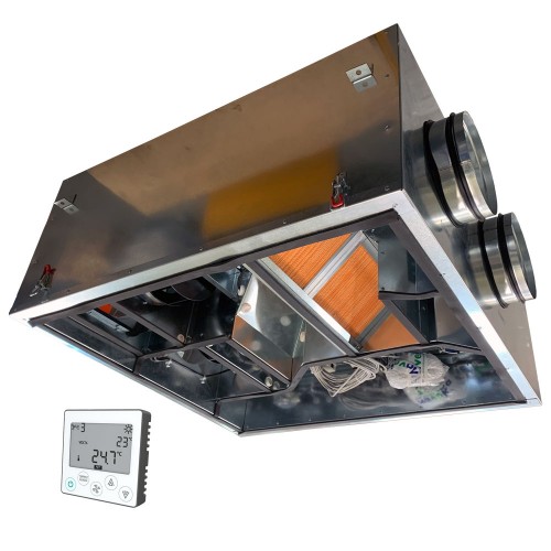 Установка вентиляционная приточно-вытяжная Node5- 250/RP-M,VAC,E2.6 Compact (600 м3/ч, 340 Па)
